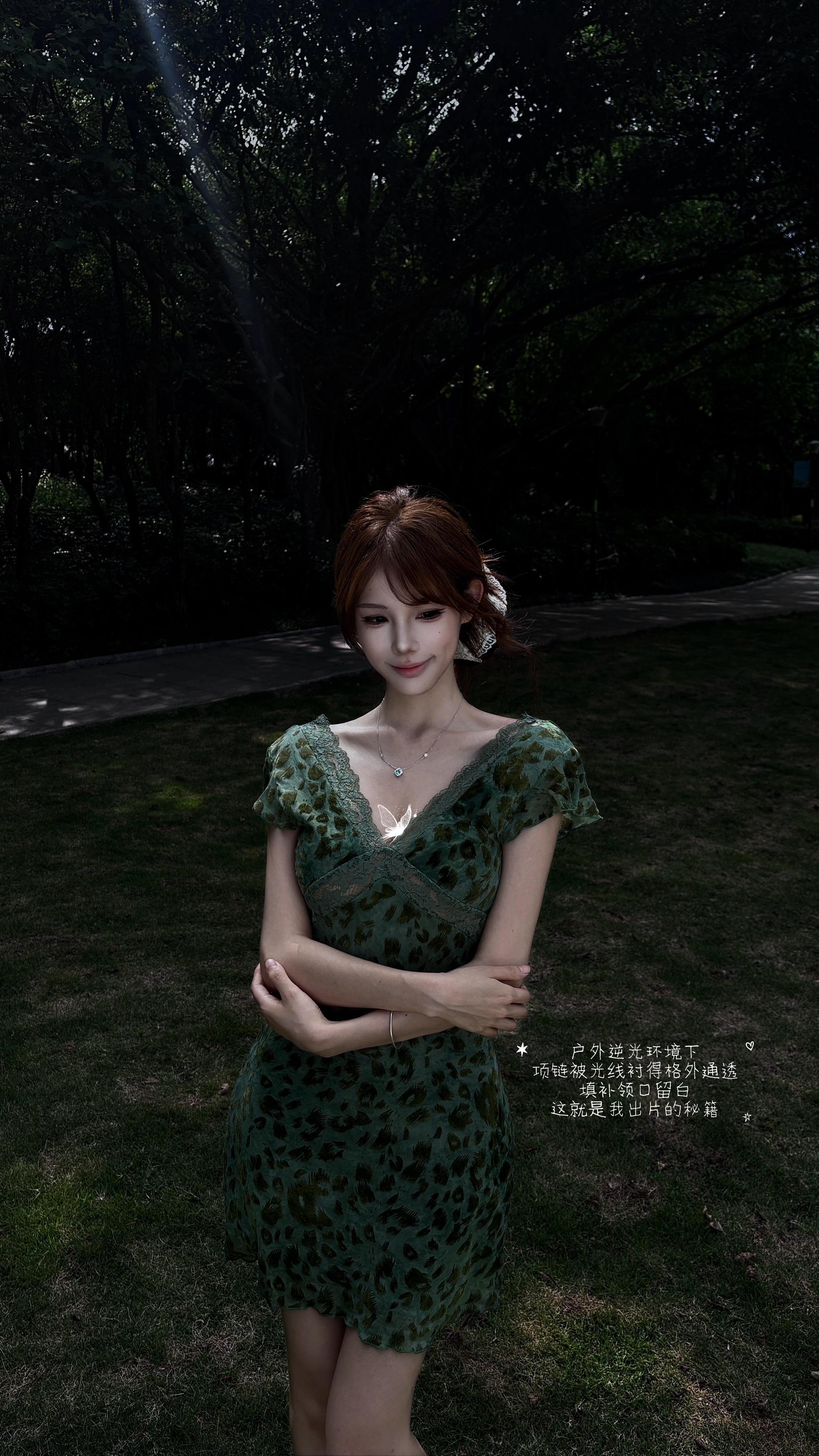 交出你的出片秘籍。绿色是流动舒展的生命，生命不泯于泛泛，我在绿意中重生
