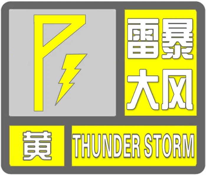 【雷雨时伴有8到9级雷暴大风，个别点有冰雹！石家庄发布雷暴大风黄色预警】石家庄市
