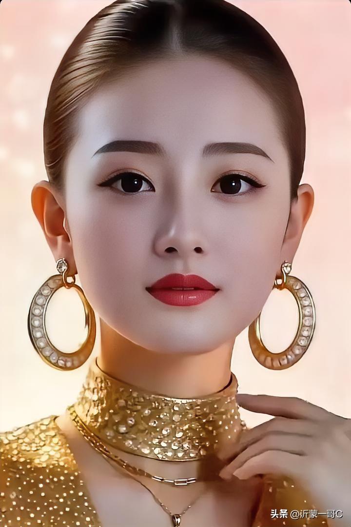这位美女太美了吧！长着一张国字脸，皮肤白净，倾国倾城，自带美颜滤镜！