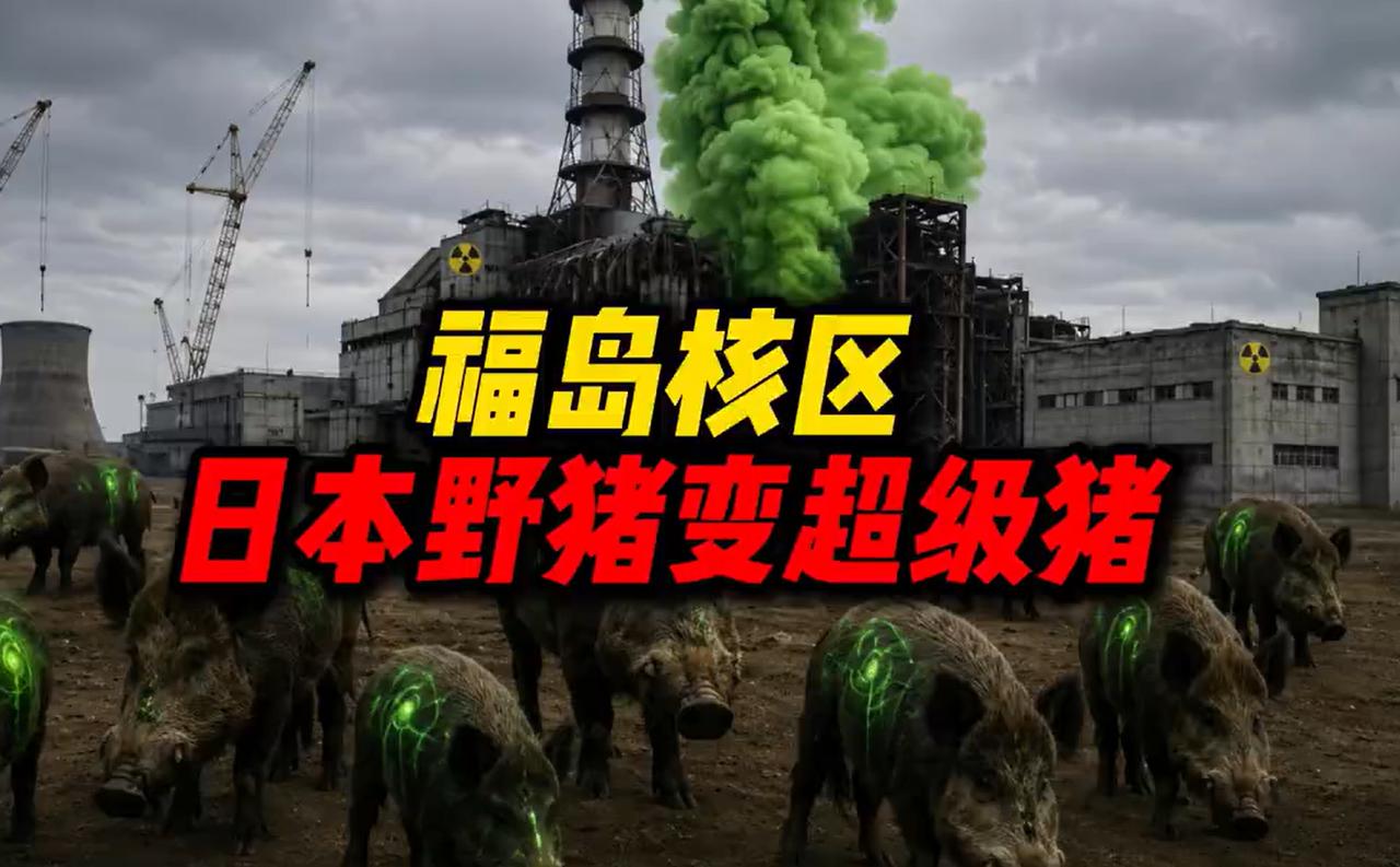真相曝光！日本核污水已经排了14万吨！福岛 “超级猪” 已成生态灾难。

这事从