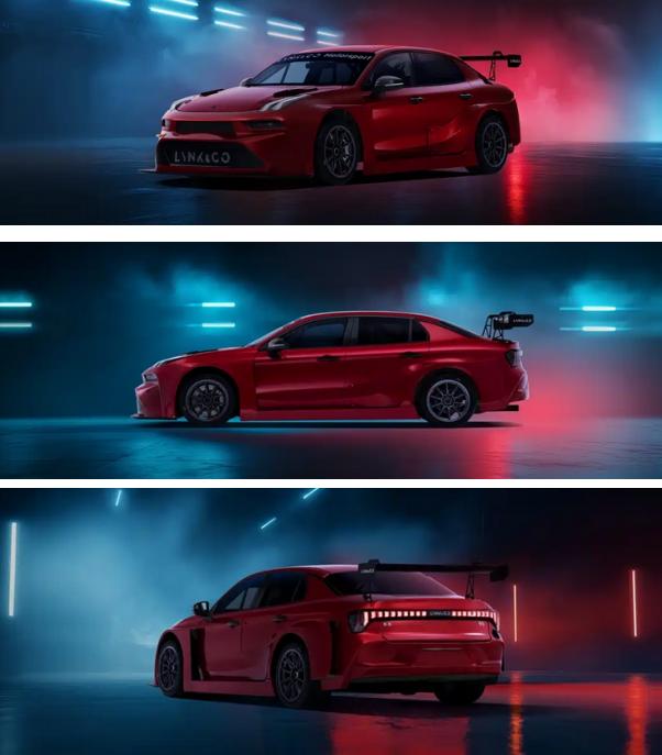 日前，领克03+TCR赛车官图发布，新车由领克汽车自主研发打造，未来将征战现有的