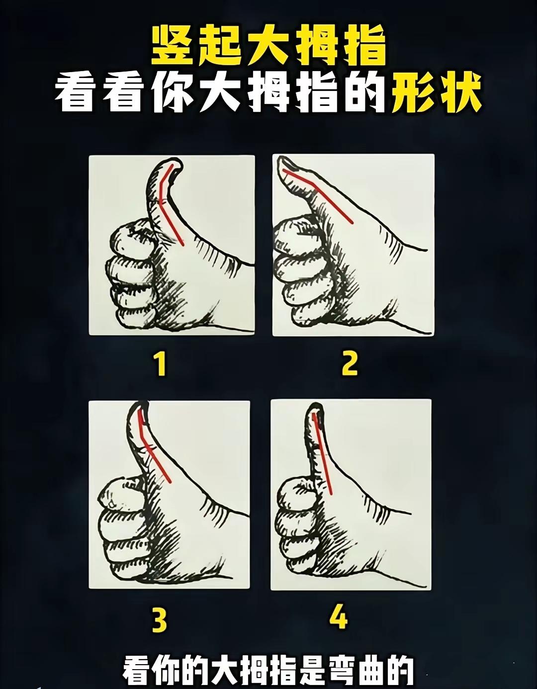 不要刻意用力，看大拇指形态，解锁你的隐藏人格

趣味心理小测试 手部看图测试 人