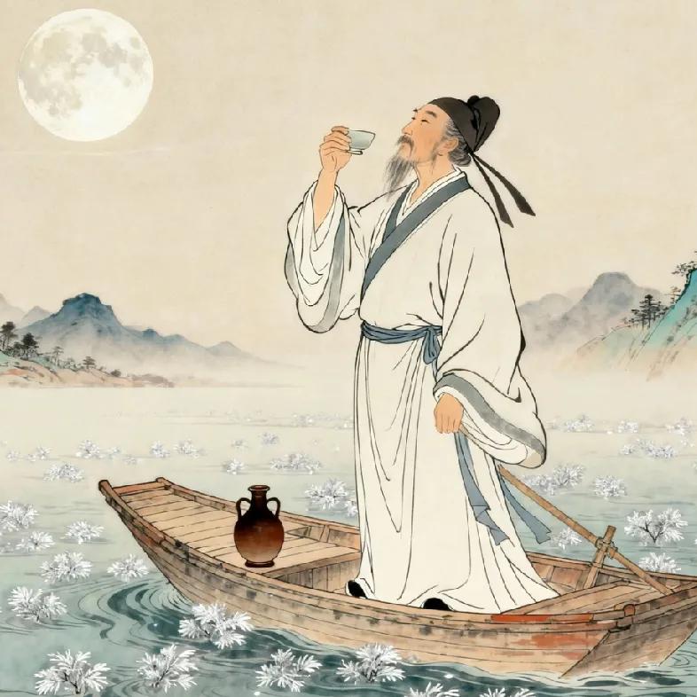 @豆包 帮我点评我最喜欢的唐朝诗人是李白，世人称他为“诗仙”。他生性洒脱豪迈，笔