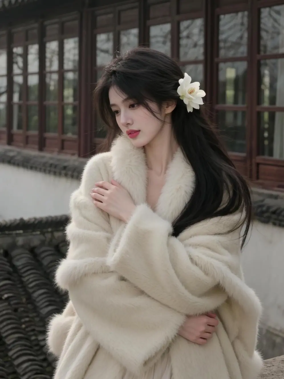 AI中式柔焦照 ai创作 玩法合伙人计划 随变一拍都很夯 温柔御姐