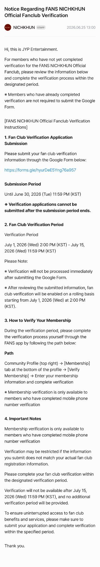 2PM Nichkhun260625FANS：关于 FANS NICHKHUN 