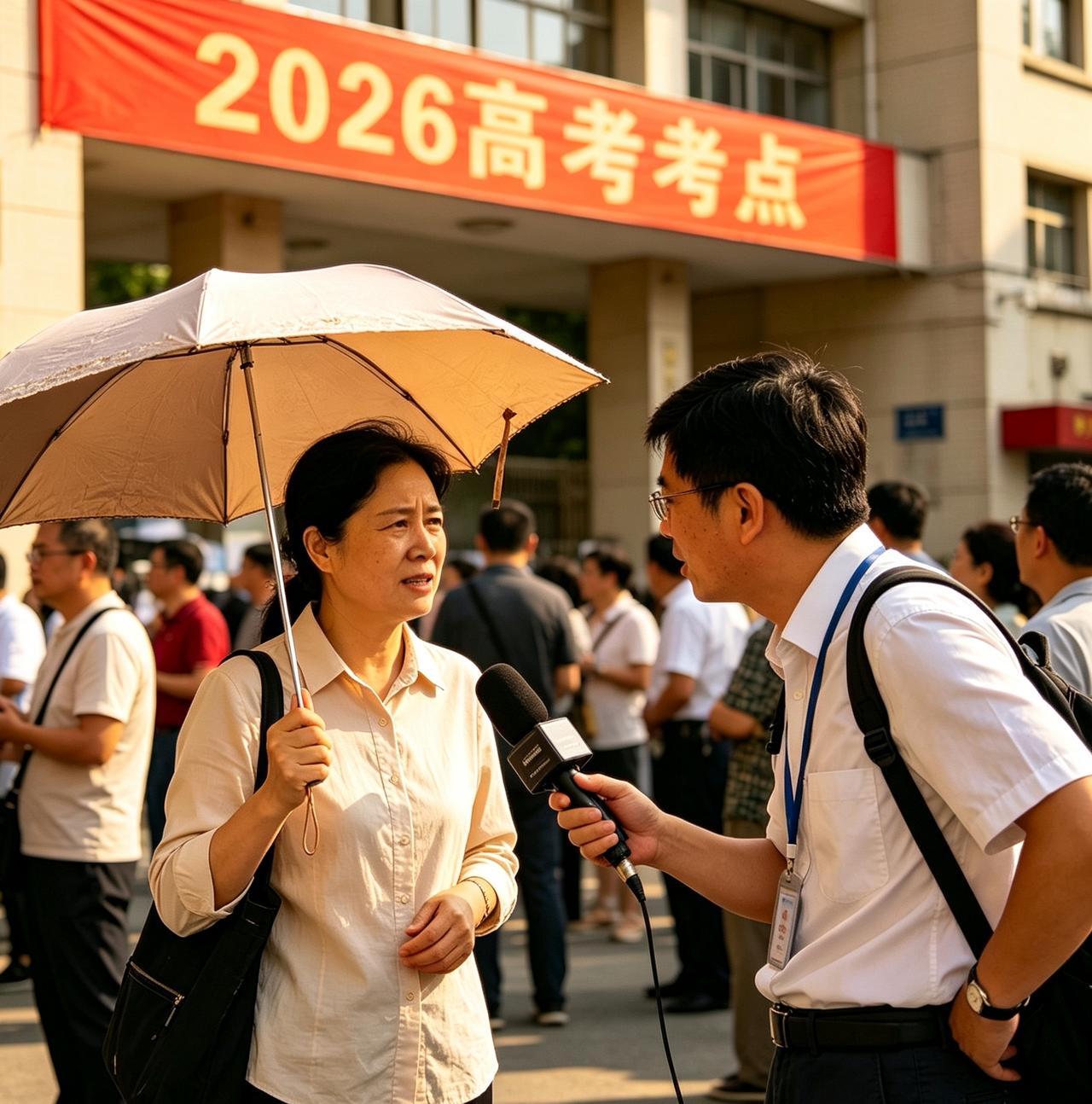 我想问大家一个问题：孩子3天高考期间，家长如果对别人发脾气，孩子高考成绩能考好吗