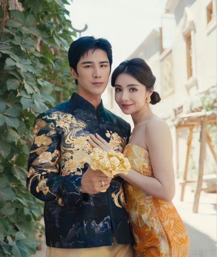 姜潮麦迪娜婚礼请柬姜潮麦迪娜明天补办婚礼幸福倒计时开启，姜潮麦迪娜婚礼请柬官宣，
