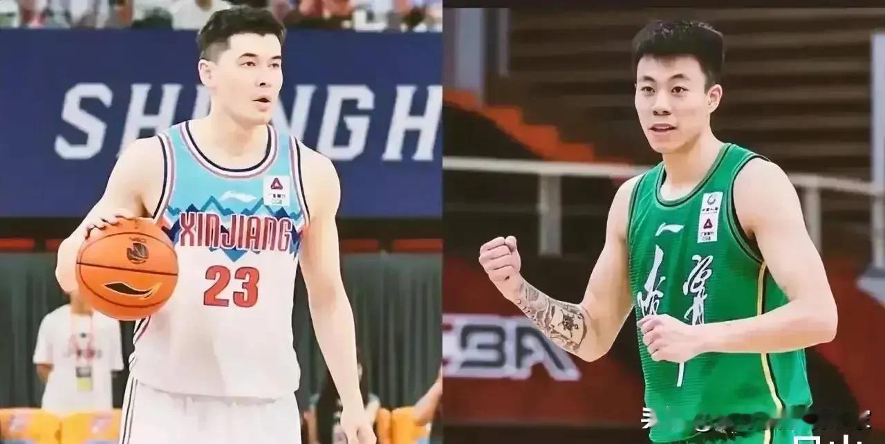 辽宁队张镇麟和新疆队阿布都沙拉木，两人季后赛已不属于同一级别球员。

1、张镇麟