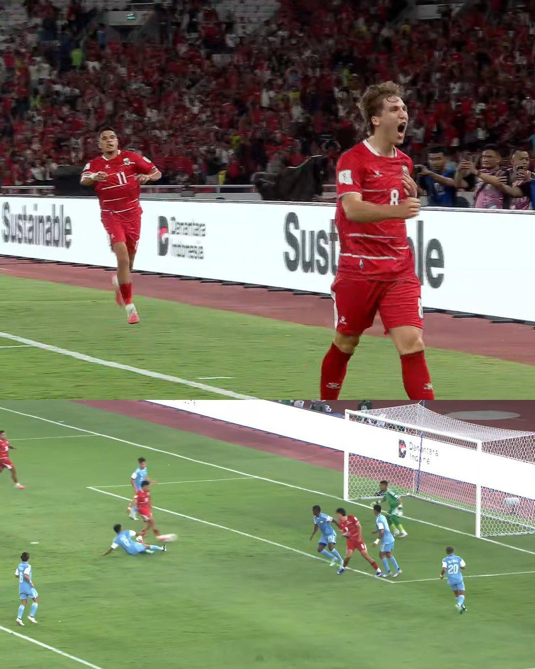 印尼这阵容，还挺重视首届FIFA东盟杯的，开场不到15分钟1-0新加坡！ ​​​