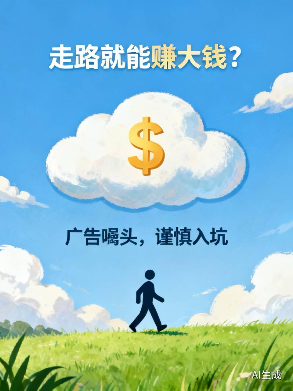 哈哈，你刚才刷红果短剧，是不是也弹出个“走路就能赚大钱”的广告？我赌五毛钱，你肯