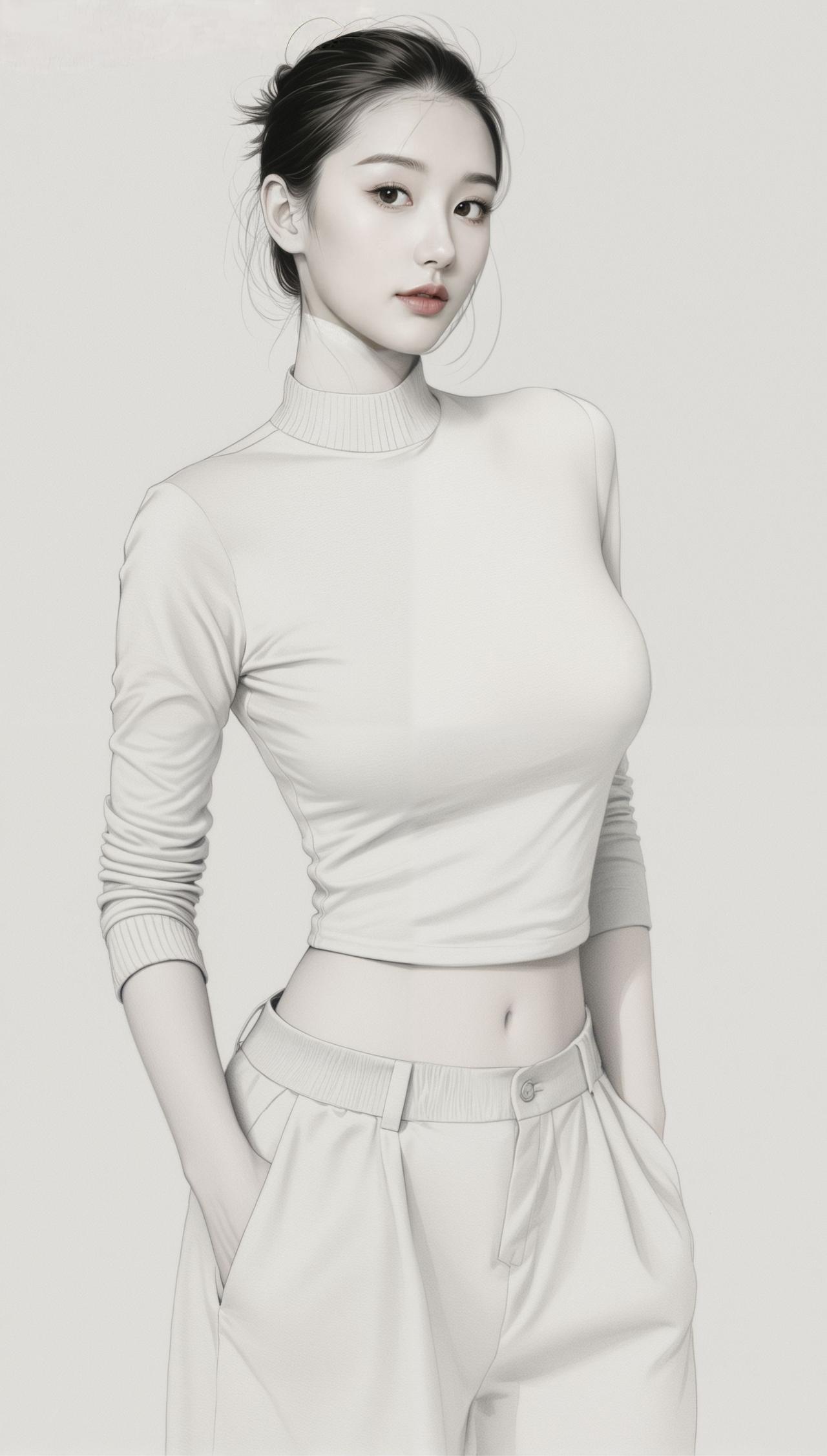 白衣美人倚，静待春风归。