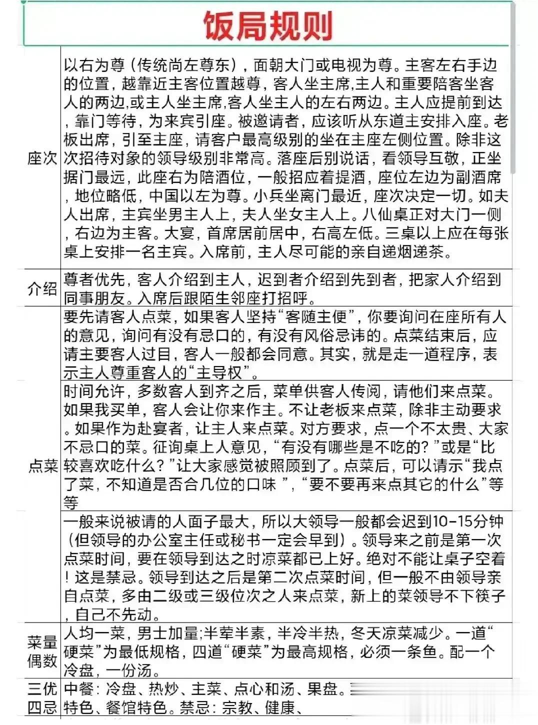 天哪！终于有人把送礼技巧和饭局潜规则全都整理出来了，简直太详细了，不愧是职场老领