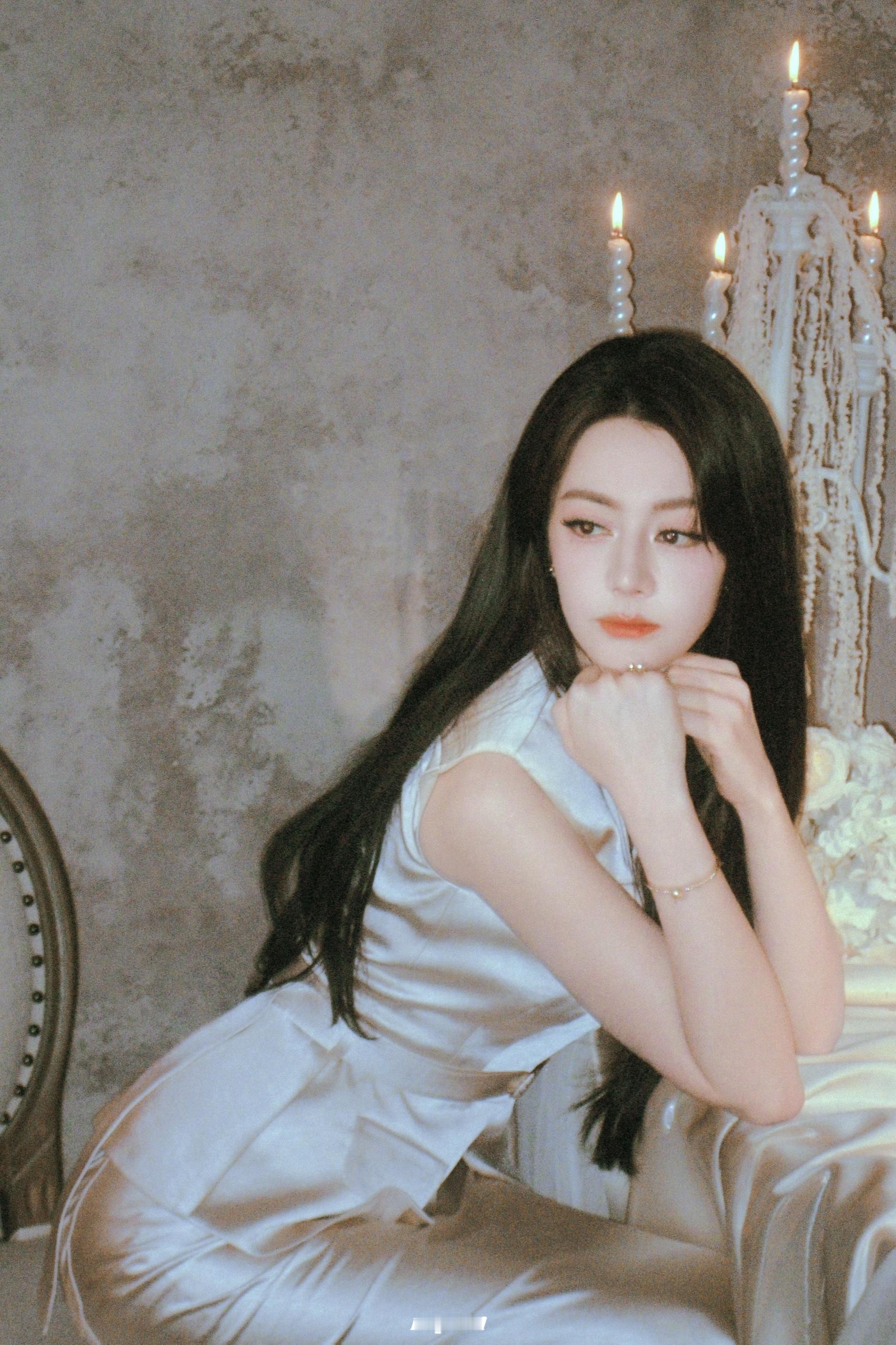 油画走出来的仙女🖼️💛迪丽热巴立白全球品牌代言人|迪丽热巴猝不及防被土味情话