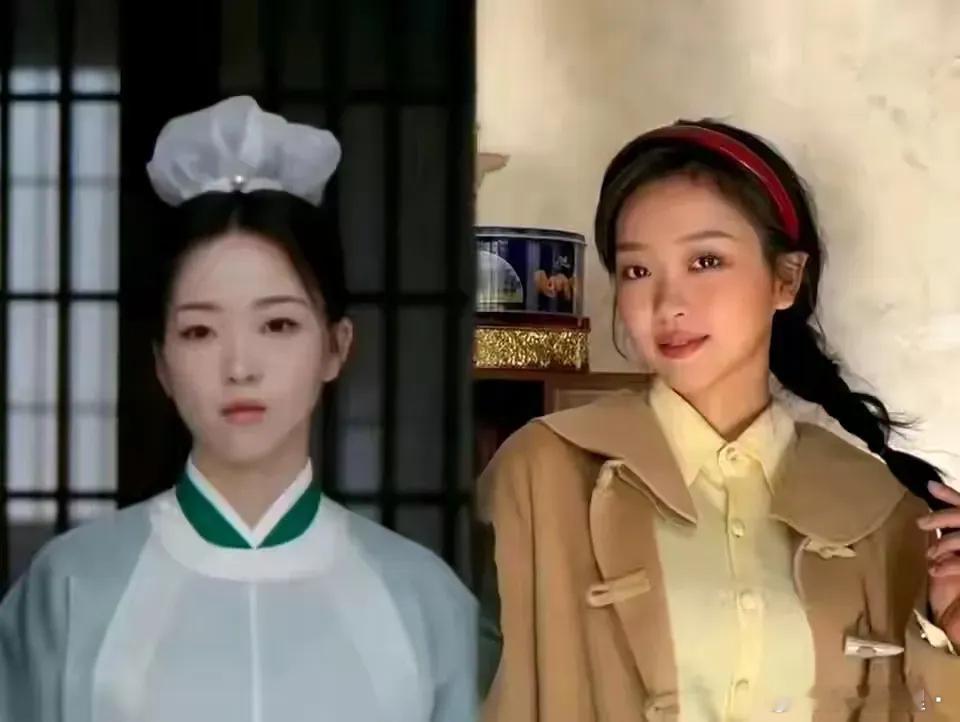 果然，拼颜值，还是要看内娱明星！网红，还是差了很多！老实说，要不是被网友扒了出来