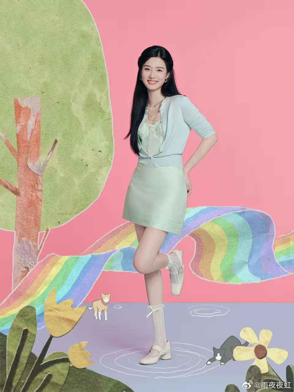 卢昱晓的OOTD我家那闺女开播我家那闺女今天的OOTD是“闺女审美”大赏！选的裙