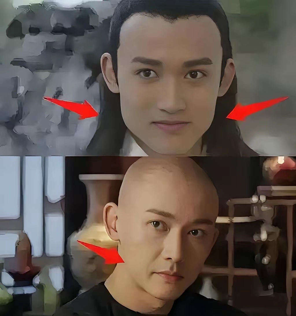 聂远在拍《上错花轿嫁对郎》的时候，还是大方脸呢！后来，为了角逐杨过，去瘦脸，结果