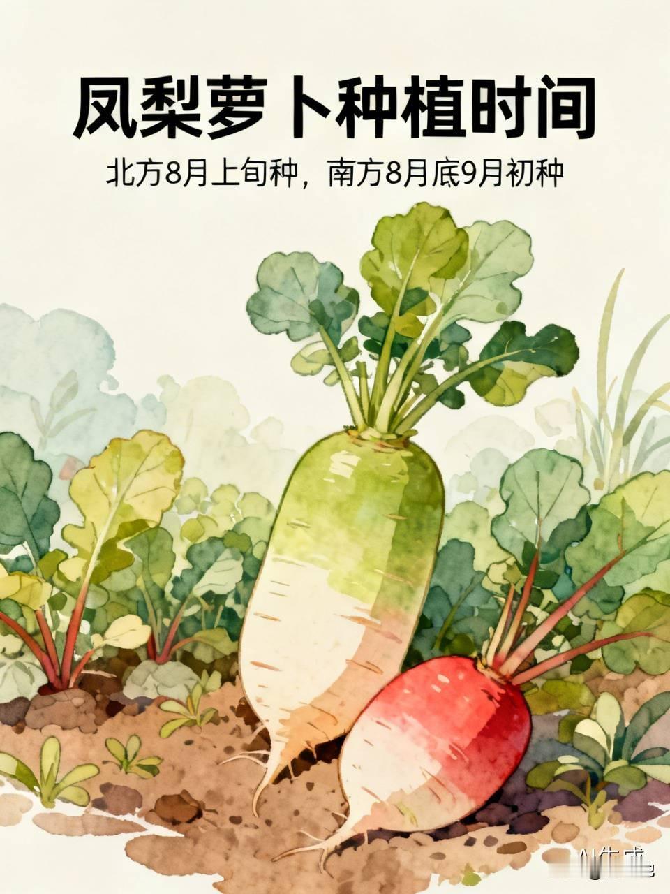 上头条召唤豆包 
凤梨萝卜啥时候种植？
豆包回答: 一般8月上旬种比较好。不过不