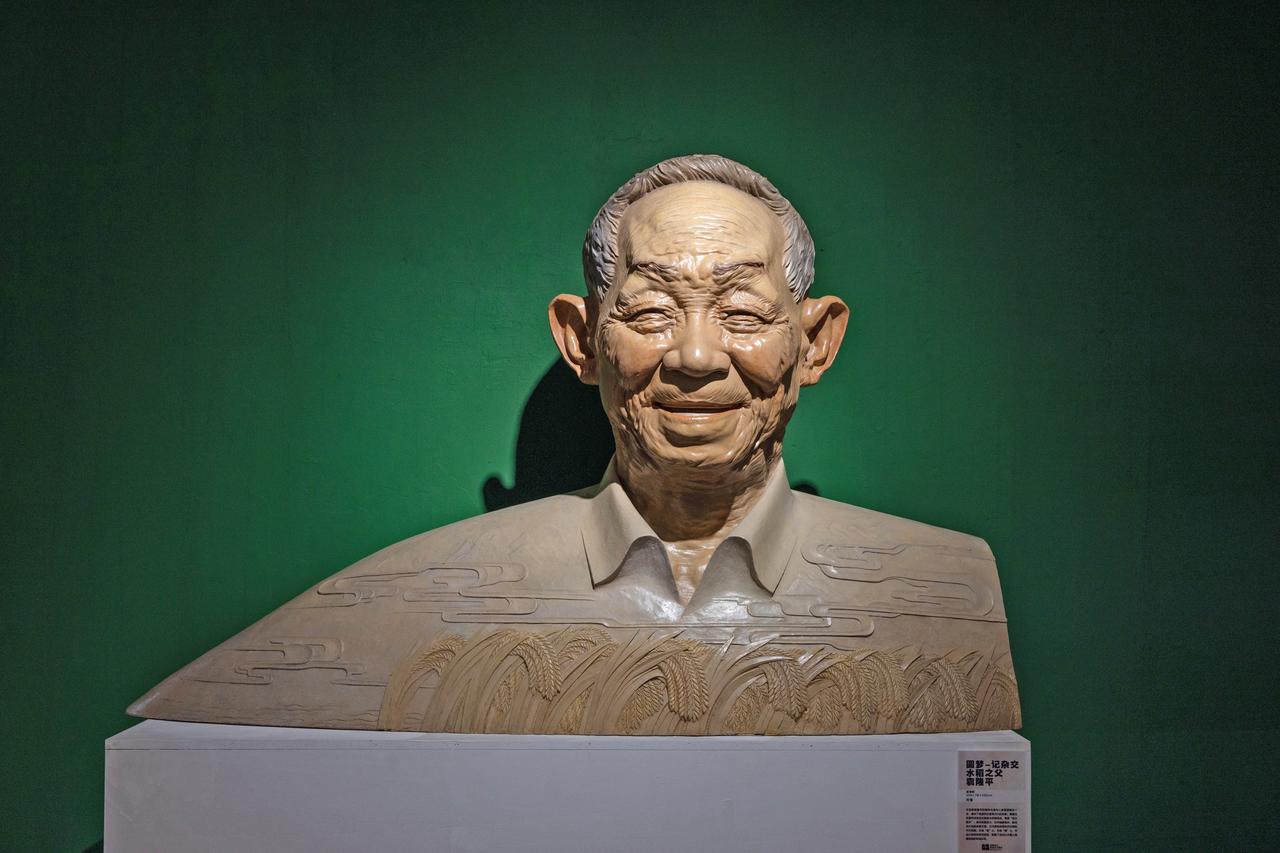 《圆梦—记杂交水稻之父袁隆平》 
青岛市雕塑馆“文心世相·西南当代现实主义雕塑创
