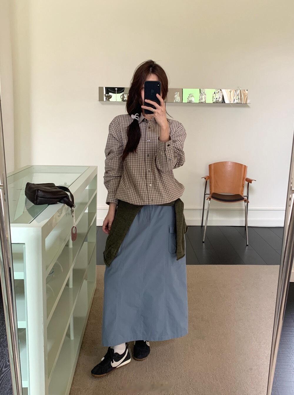 对镜拍ootd❣️ 