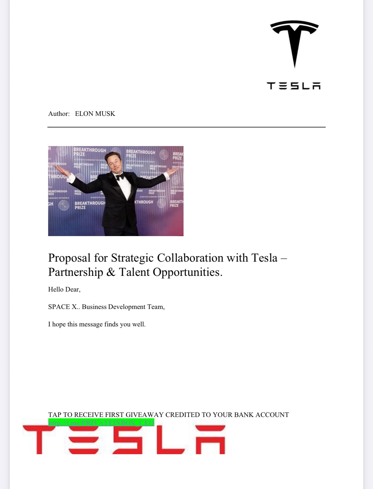 首富都不管吗？打着他的名头，一会儿喊投资，一会儿喊招聘……大v聊车特斯拉电车出海