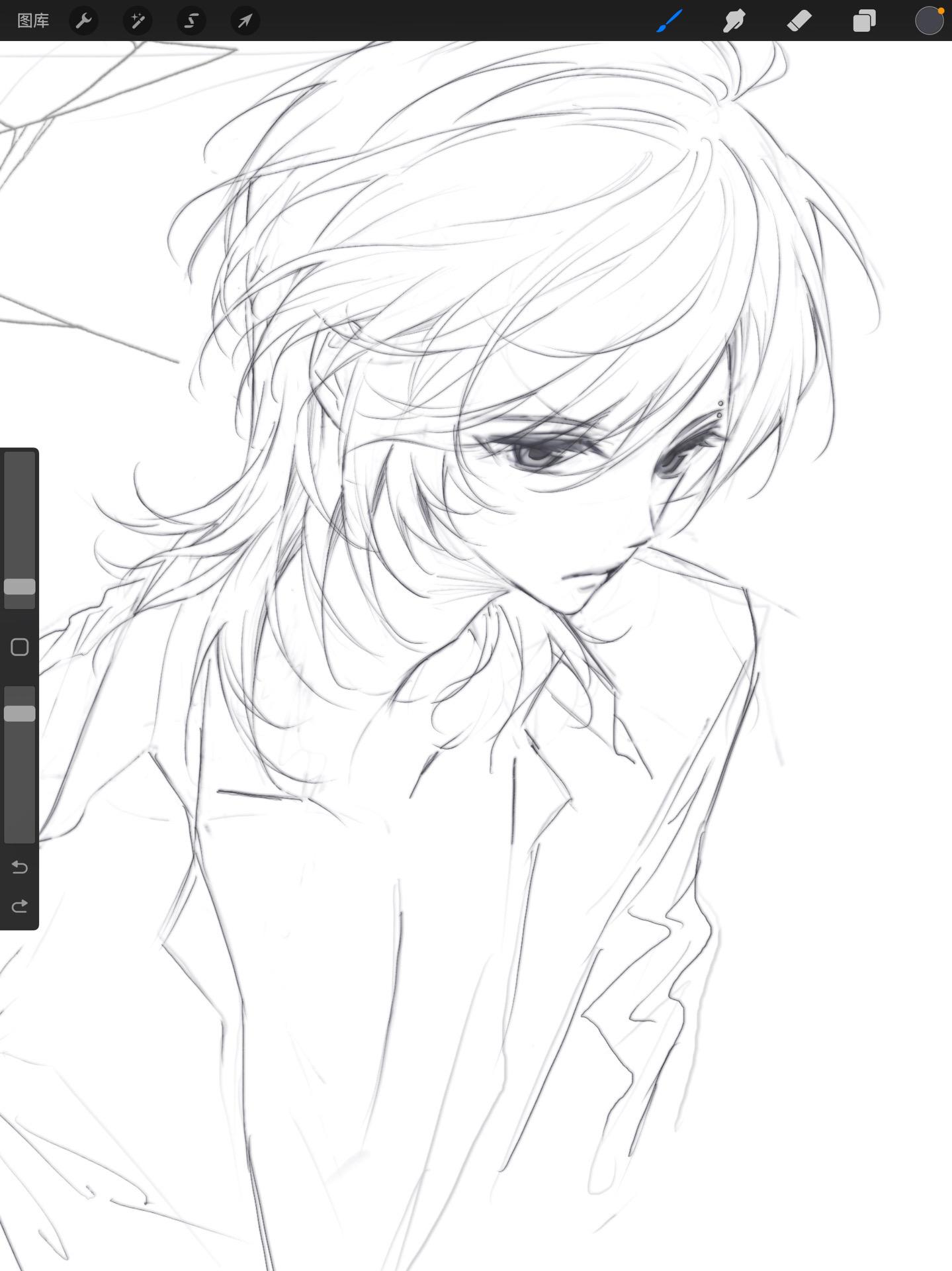 又在画这个忧郁男神，抱歉分享欲有点过强了