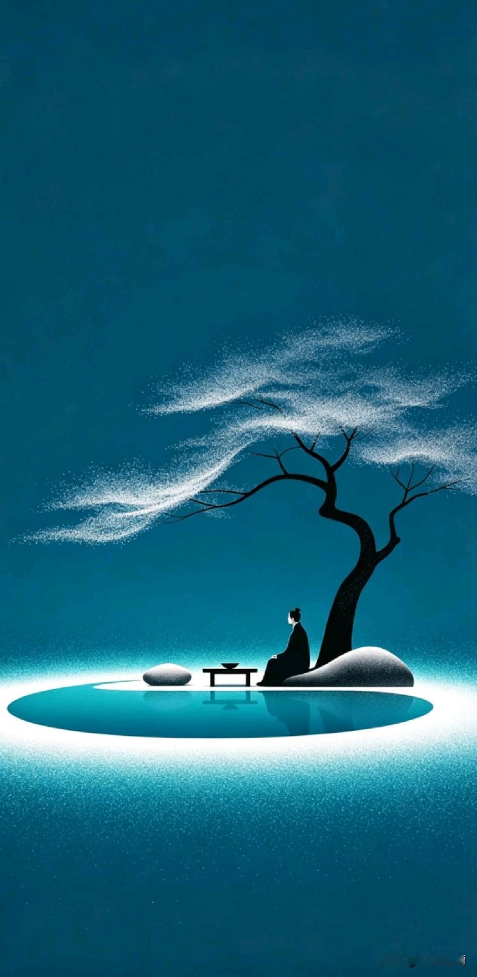 《浮生若寄，谁主沉浮；天地不仁，安命自处；管天管地，莫管人心；渡人渡己，先渡此身
