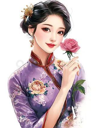 优雅旗袍