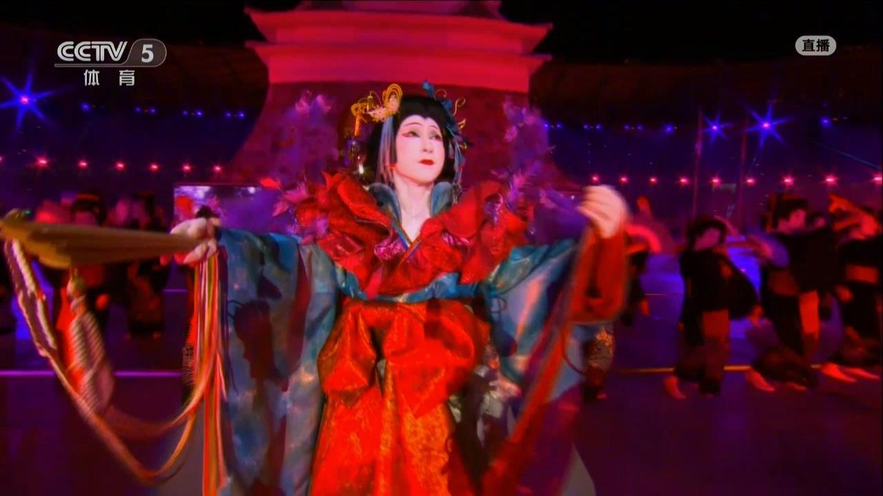 亚运会开幕式 日本名古屋本地的传统艺术——日本舞踊表演 ​​​