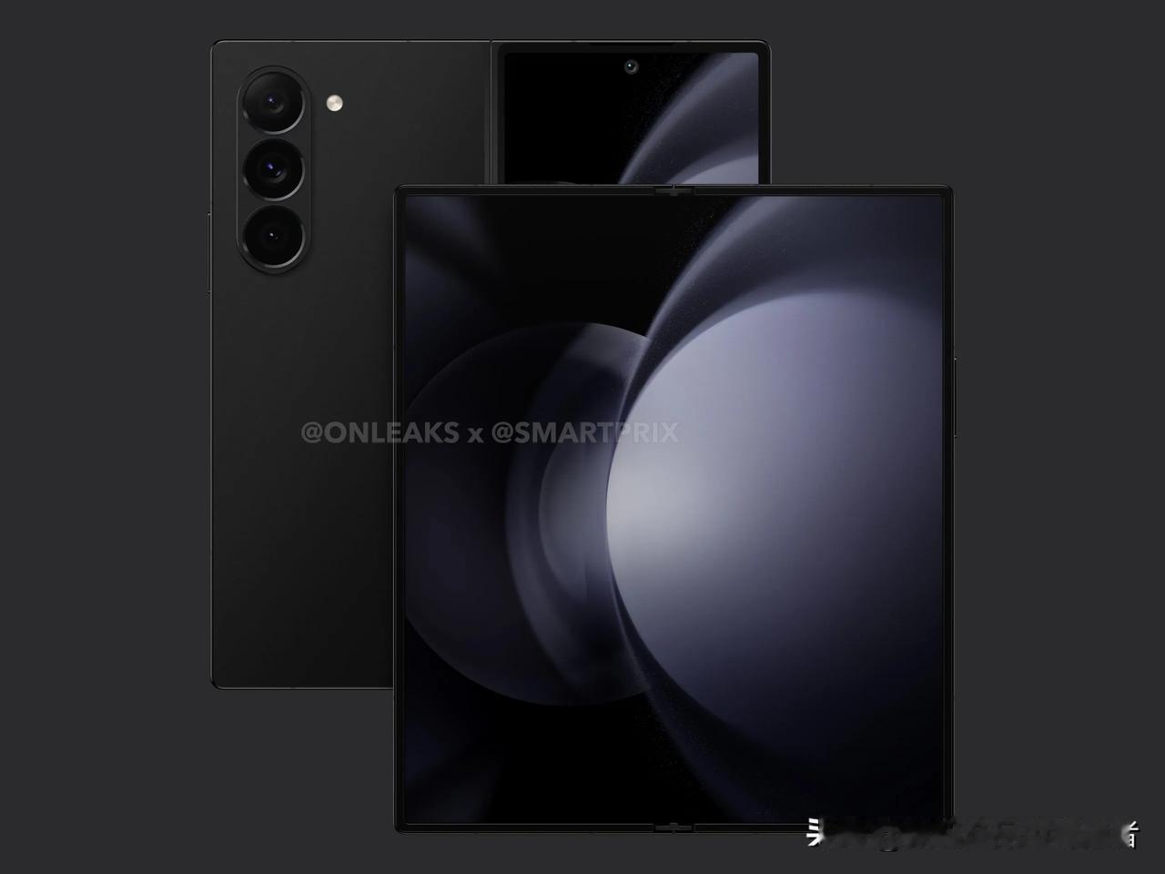 爆料：三星Galaxy Fold 6渲染图曝光！[爱慕][舔屏]
机身整体外观设