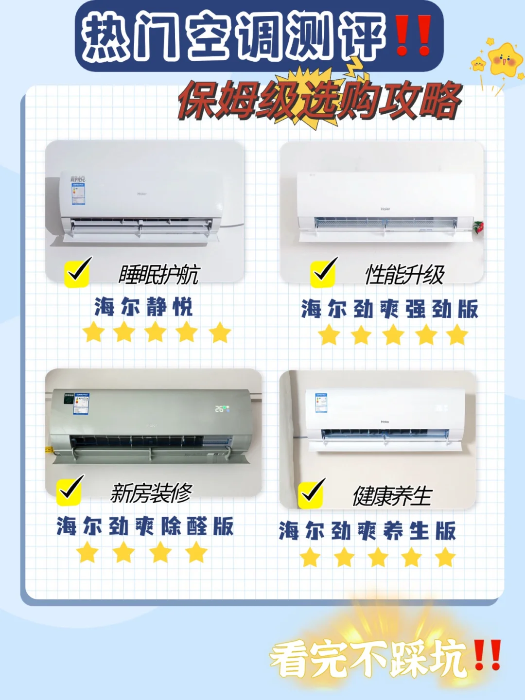 2000+价位空调选购攻略！四款热门空调测评！