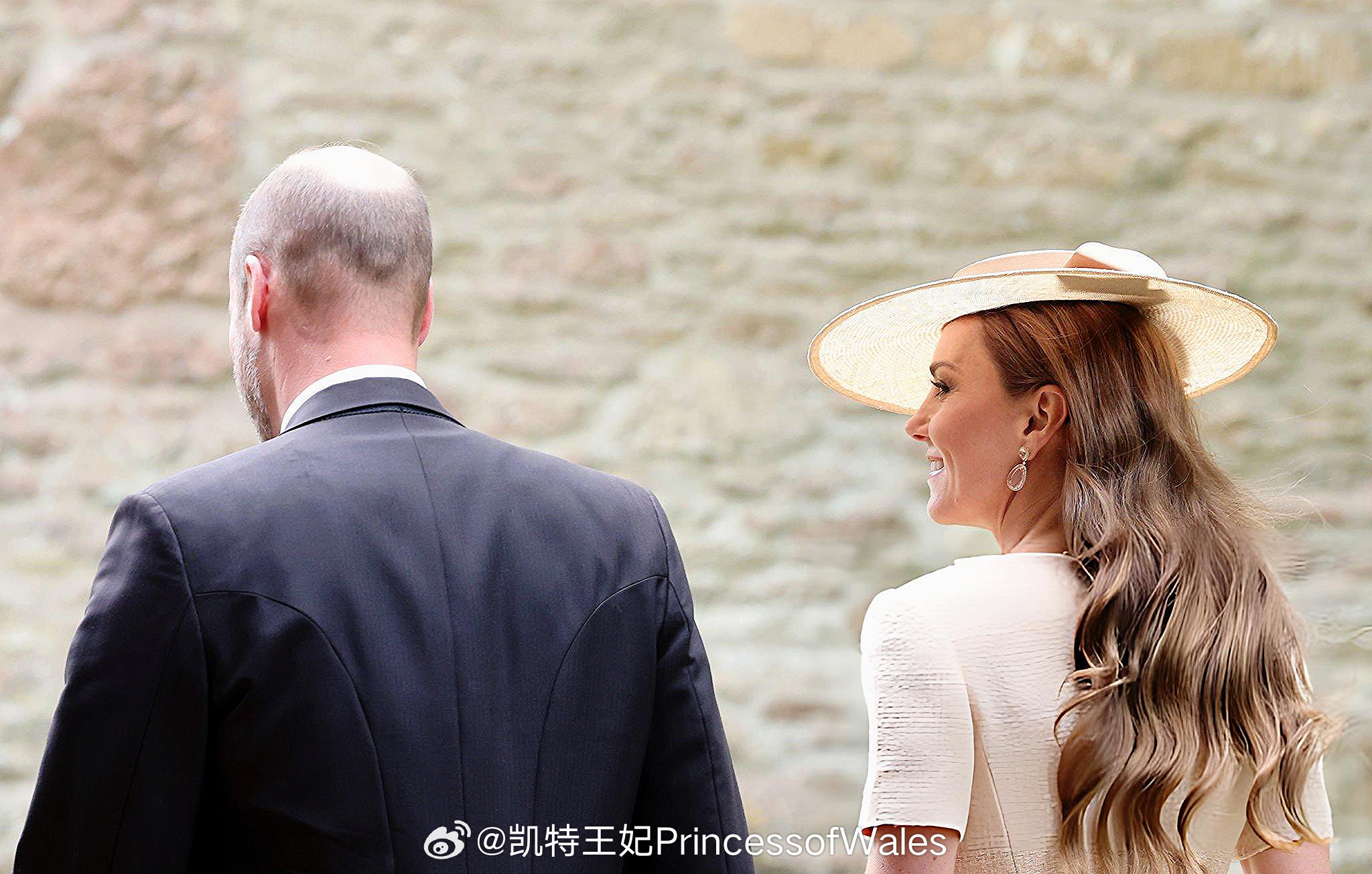 威尔士王妃凯瑟琳  凯特和威廉参加Peter和Harriet的婚礼凯特王妃威廉王