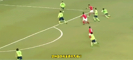 2012年亚冠联赛首场小组赛广州恒大5-1血洗韩国K联赛冠军全北现代队，孔卡的两