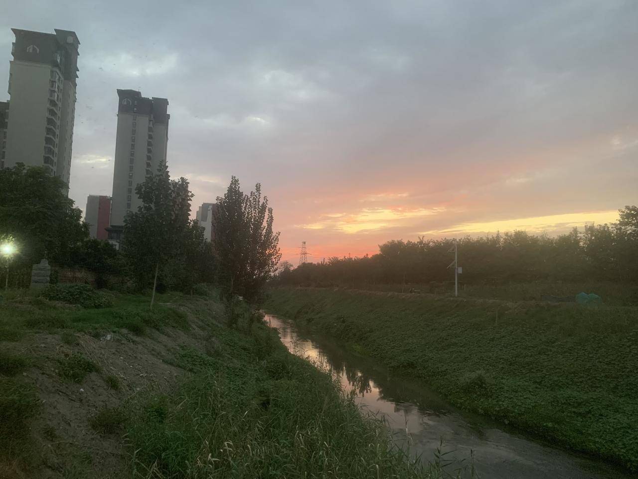 秋日生活打卡季秋天的傍晚