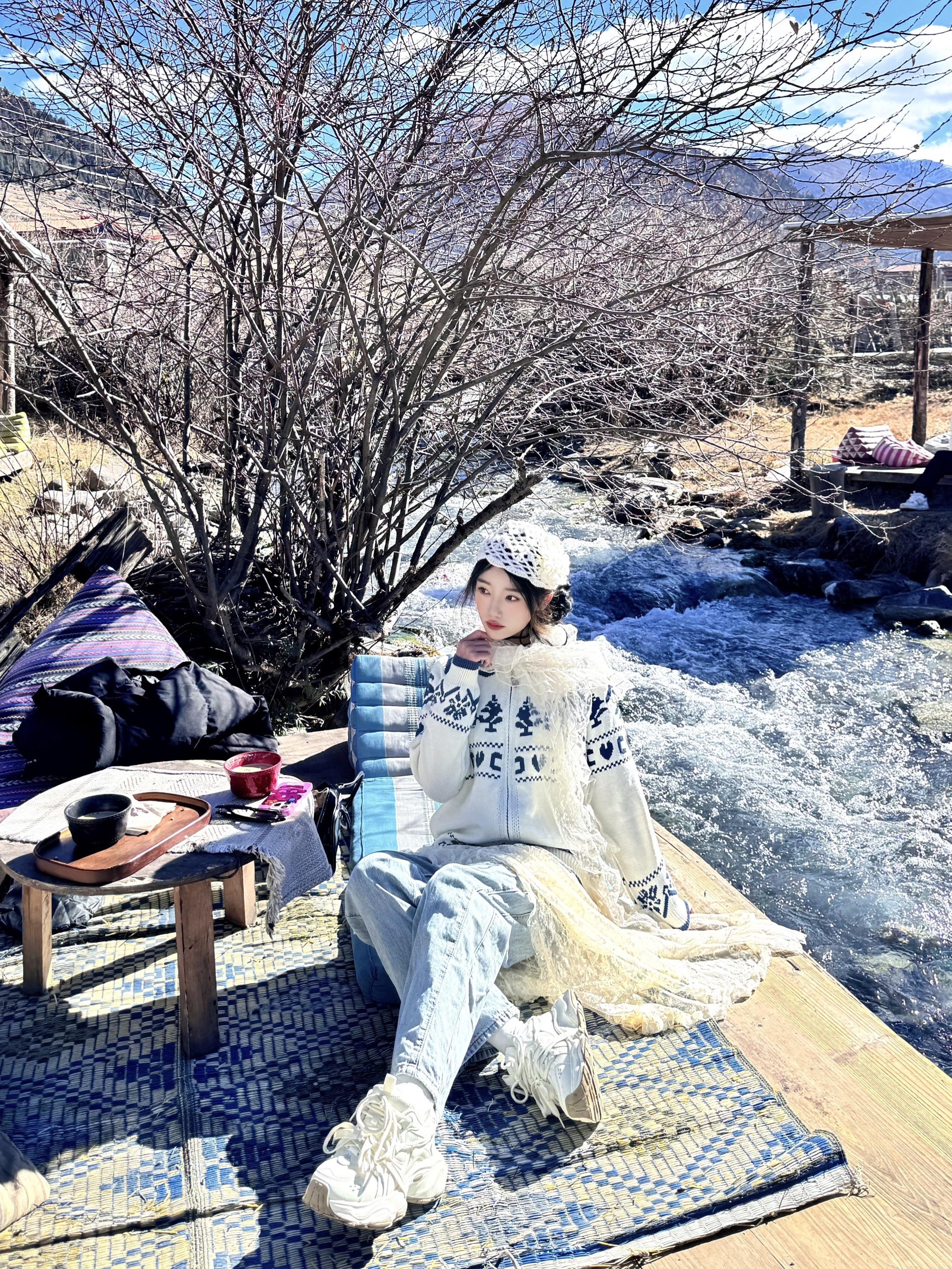 川西甲根坝popo cafe☕️ 在山里的时光永远松弛自由~⛰️