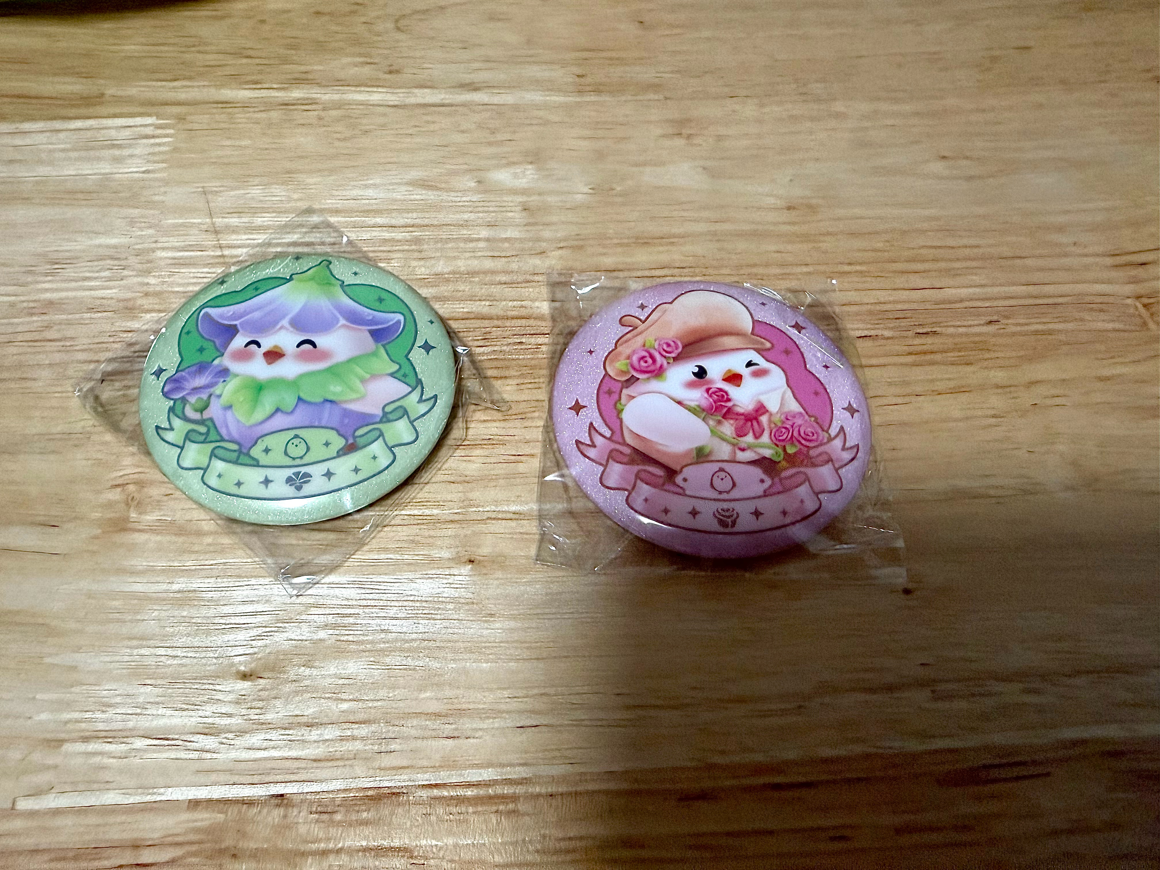 我蚂蚁庄园小鸡盲盒到了两个还有两个没发货希望能有隐藏款[好爱哦] ​​​