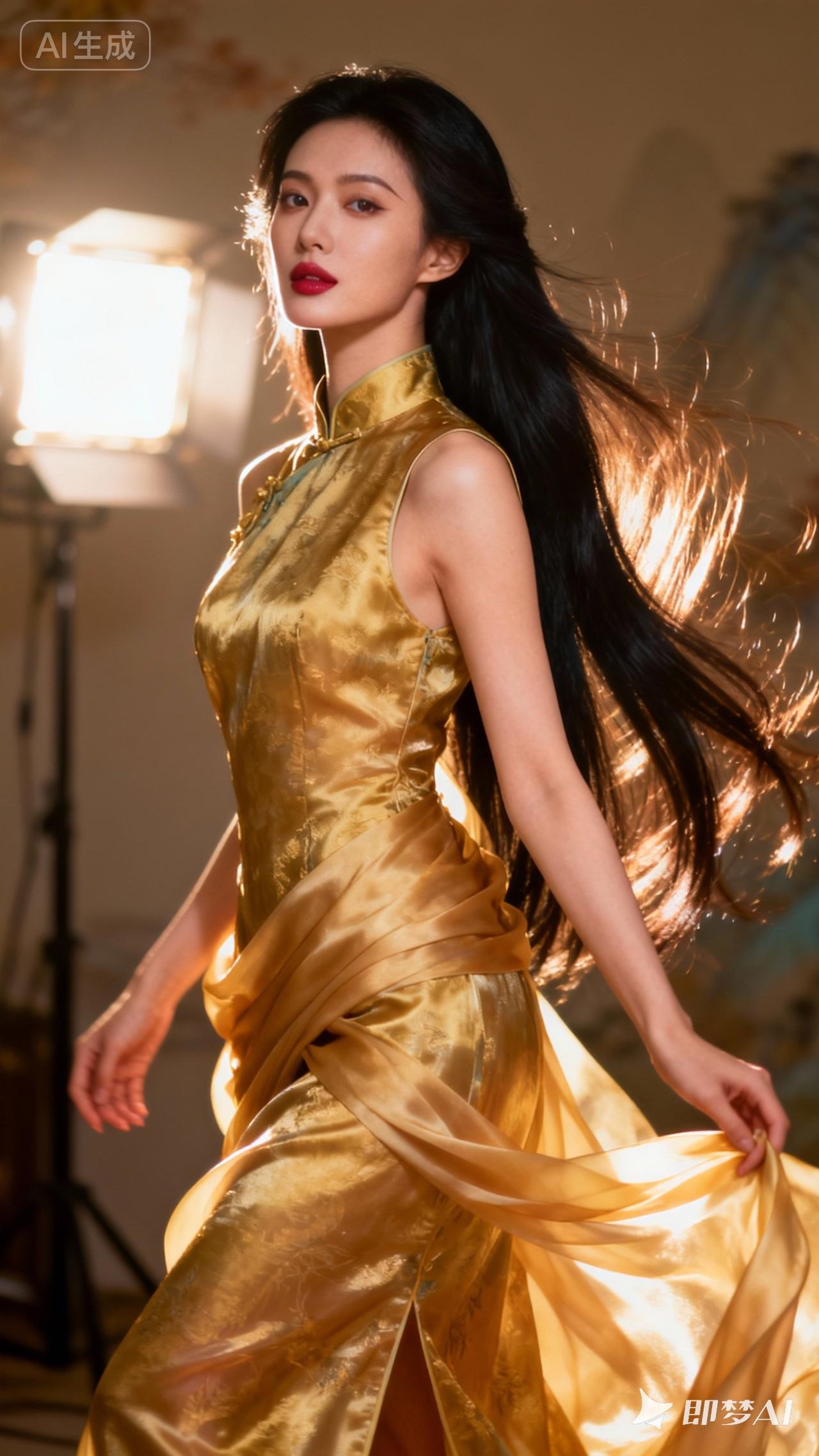 金衣美人，风华绝代。