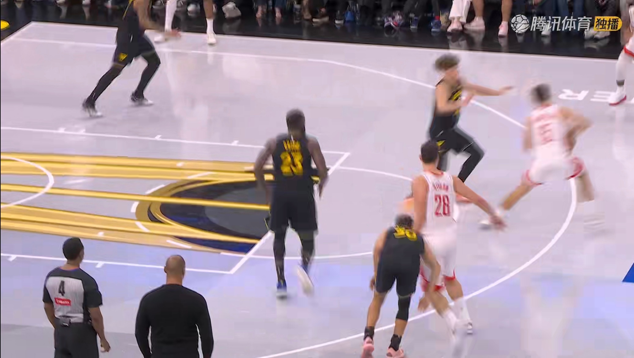 比赛剩最后30秒，库里伤退火箭vs勇士