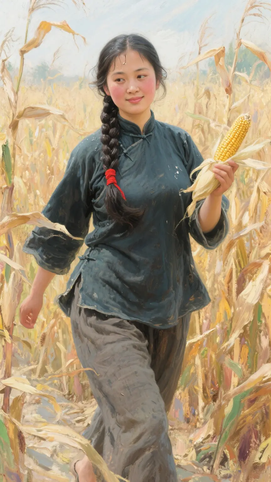 粒粒皆辛苦 丰收在望 玉米地