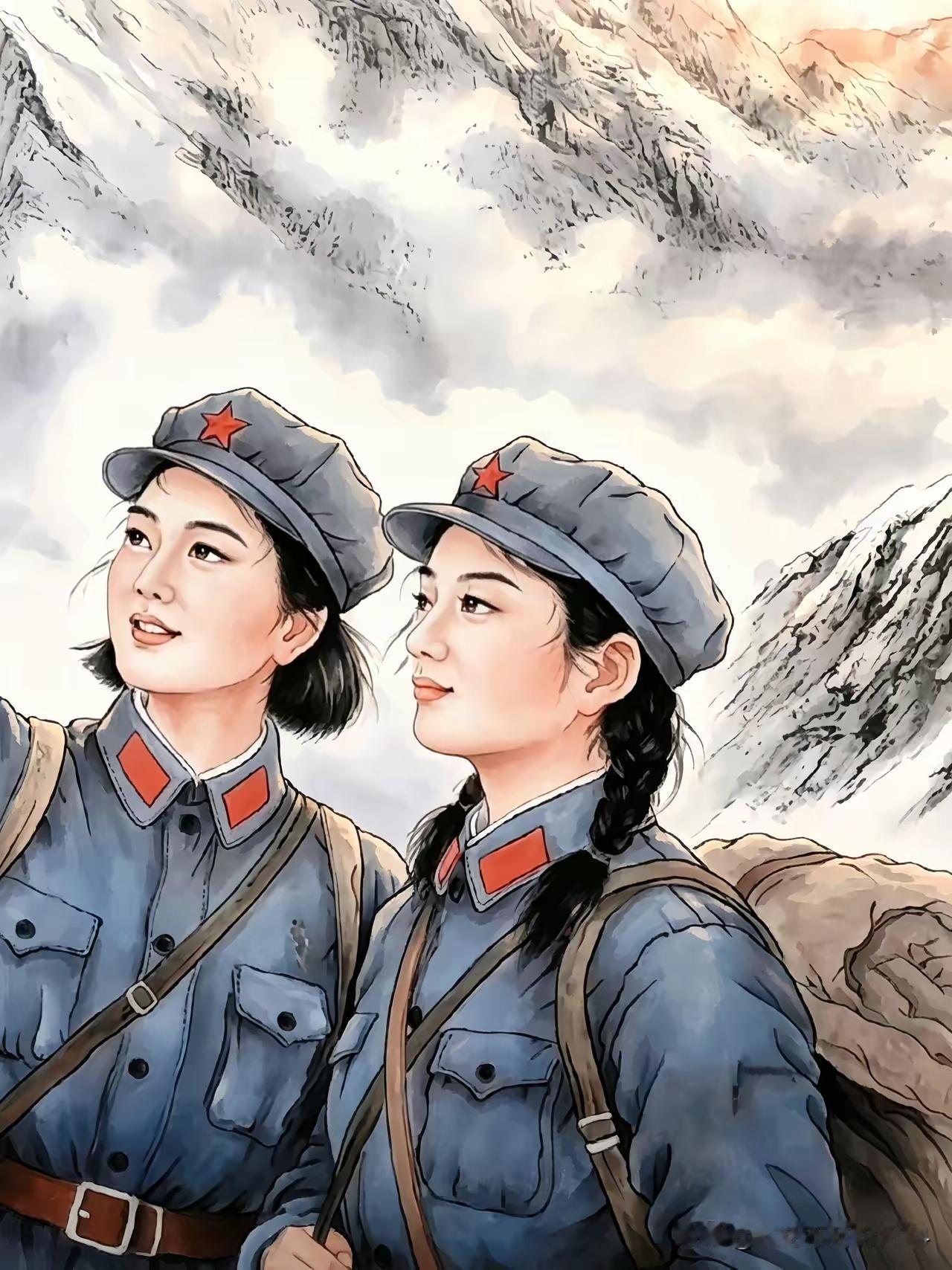 谁能想到，这幅惊艳全网的红军画像，作者竟是干工地的打工人！
前两天刷到张画，差点