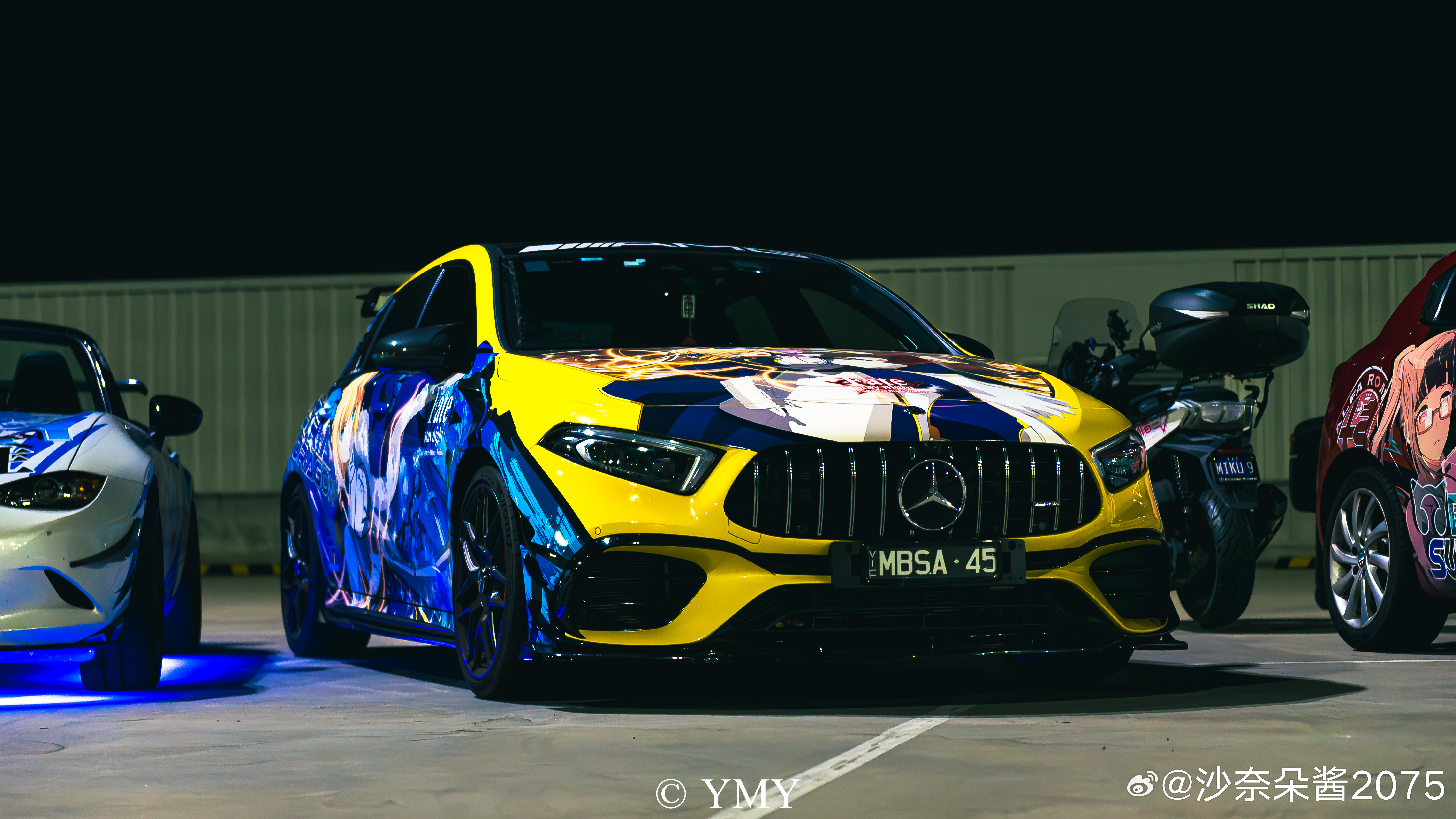 澳痛组墨尔本动画片车聚会澳洲汽车见闻痛车 澳大利亚·墨尔本