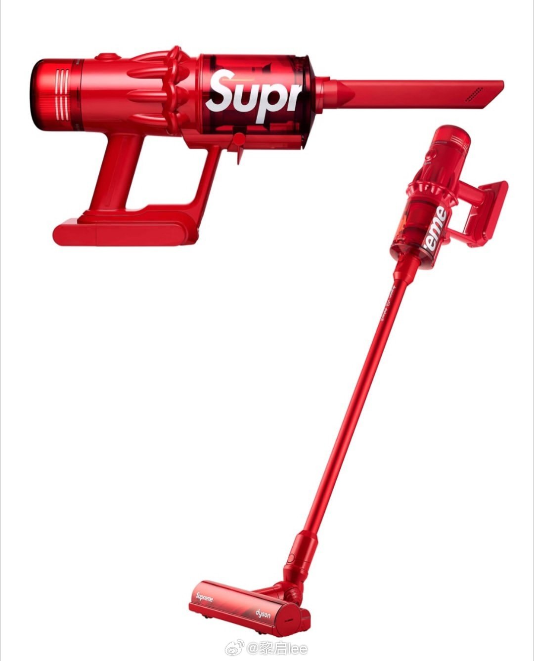 Supreme和戴森联名了。 