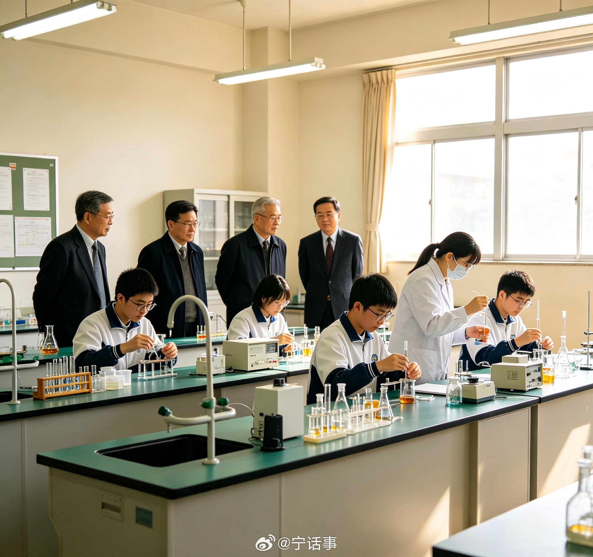 宁波翁氏后人赴骆驼中学贺校庆传助学薪火45年前，翁氏父辈为宁波骆驼中学捐建实验楼