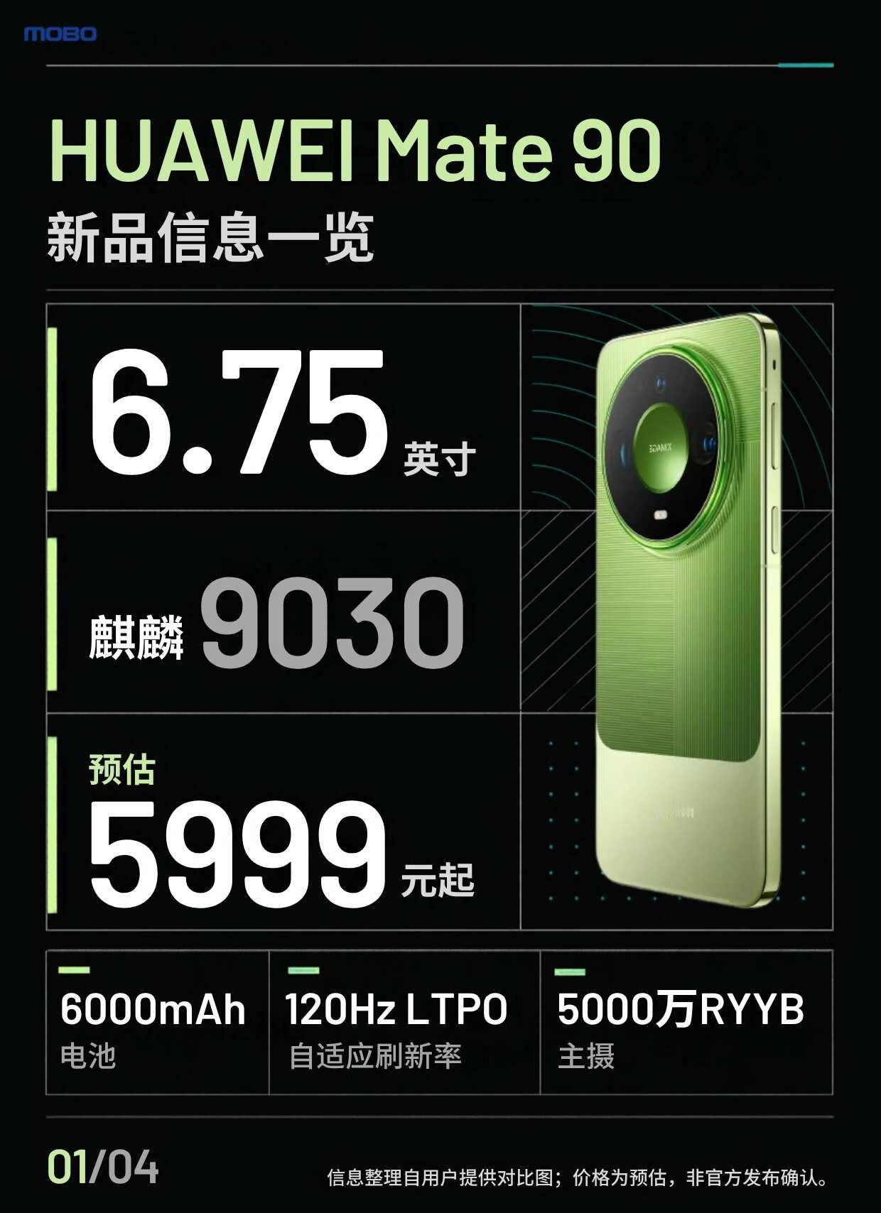 华为 Mate 90 系列，新机即将登场
华为 Mate 90 系列，终于要来了
