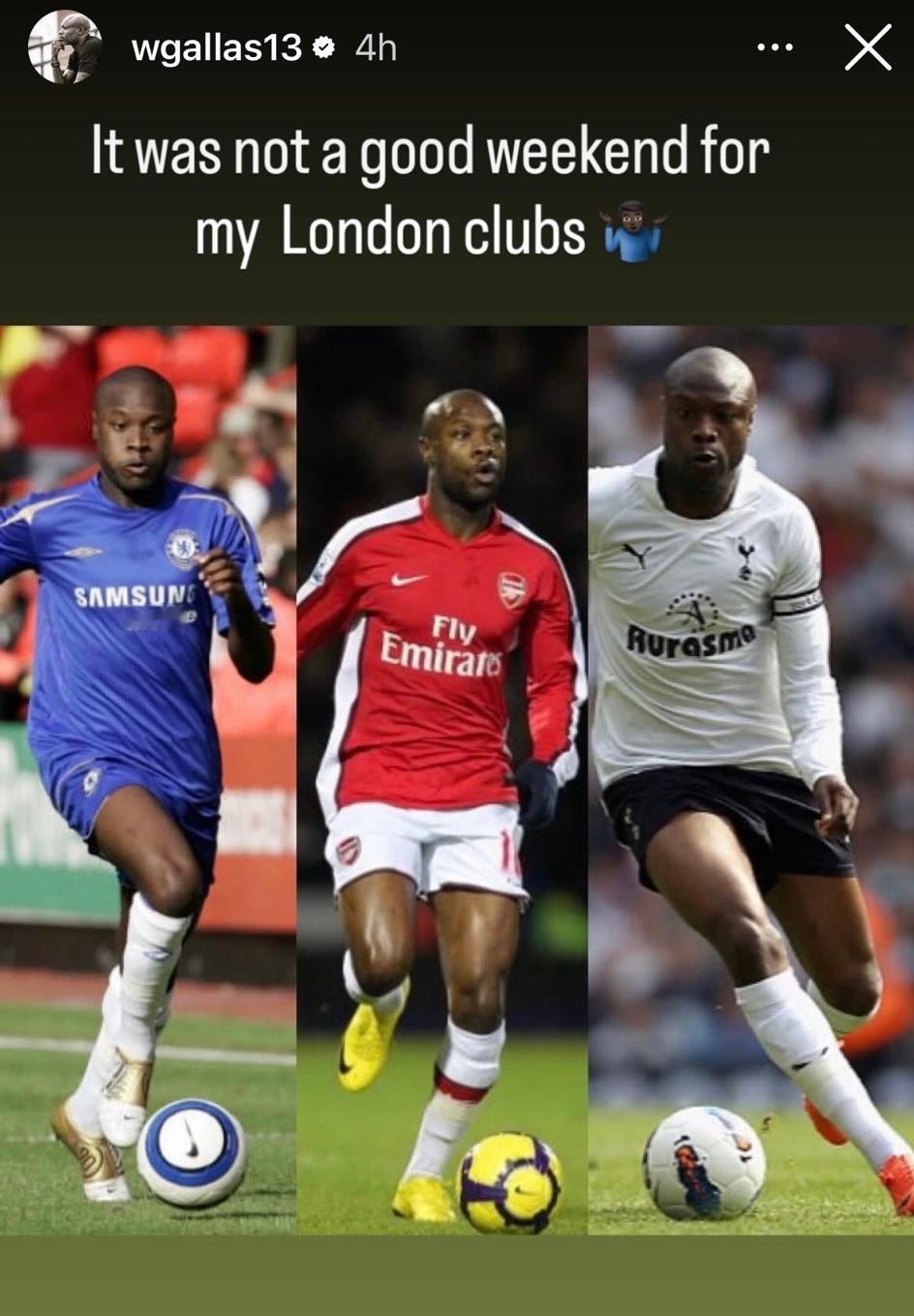 威廉·加拉斯：我的伦敦老东家最近日子都不好过啊