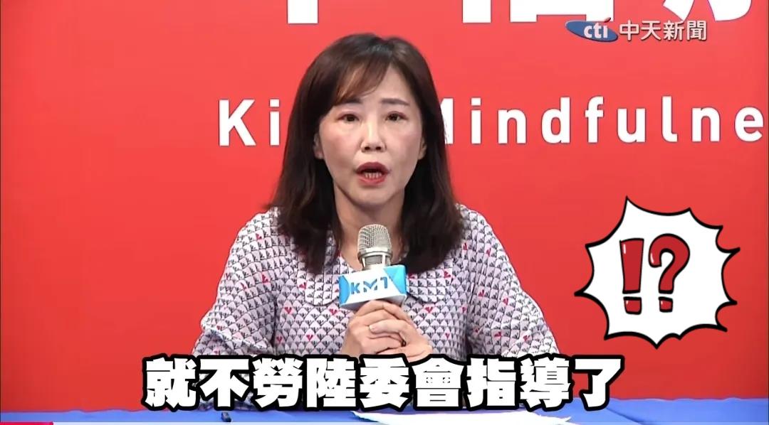 尹乃菁这次真的呛得太解气，面对别有用心的提问一点不手软。
 
国民党访陆记者会上