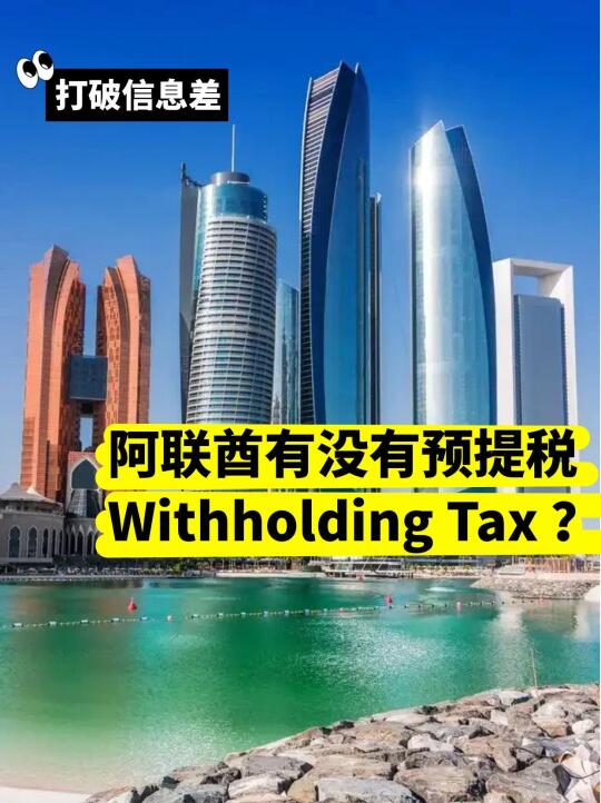 阿联酋有没有预提税Withholding Tax ？