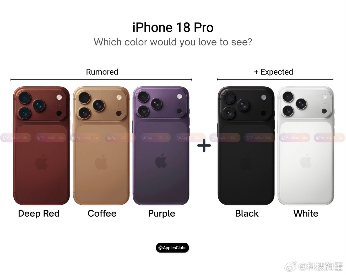 iPhone18Pro黑色款或继续缺席，黑白对于我来说都还好，没有那么有执念。要