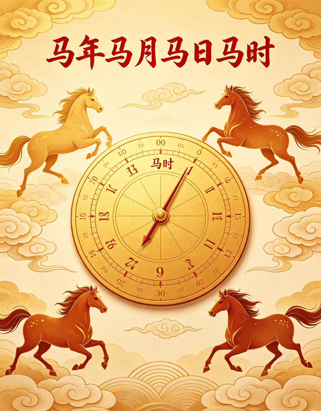 四马齐聚，六十年一回——今天午时，接住这口“极阳之气”
各位朋友，今天是2026