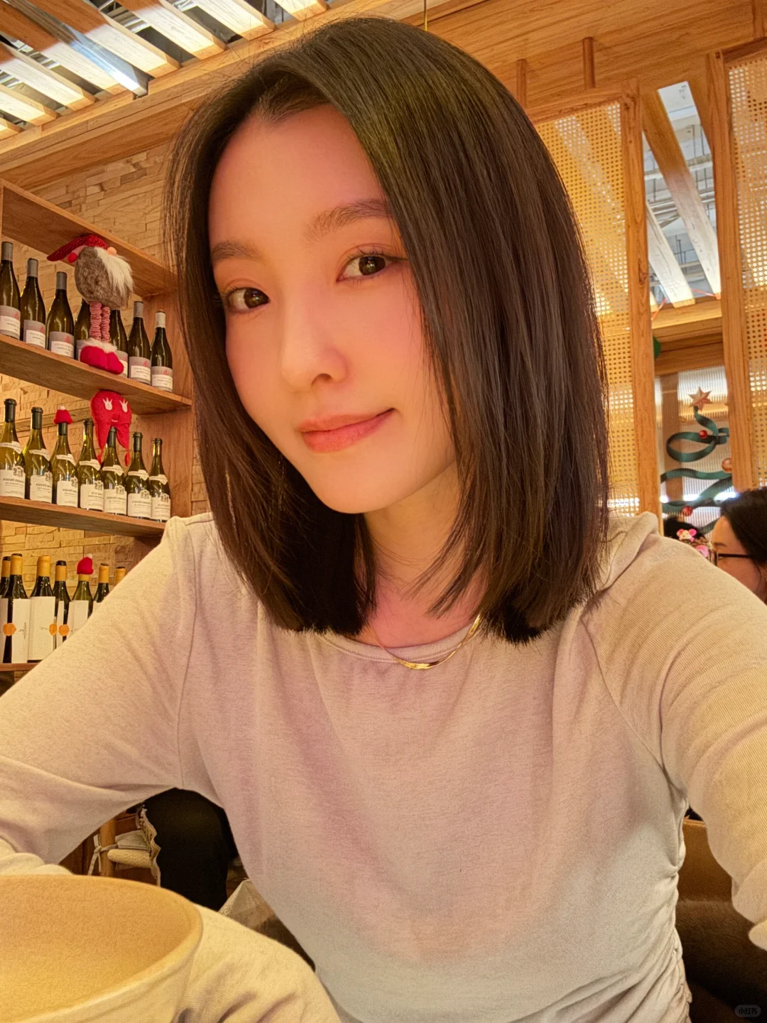 换了新发型💇🏻‍♀️很满意的锁骨发