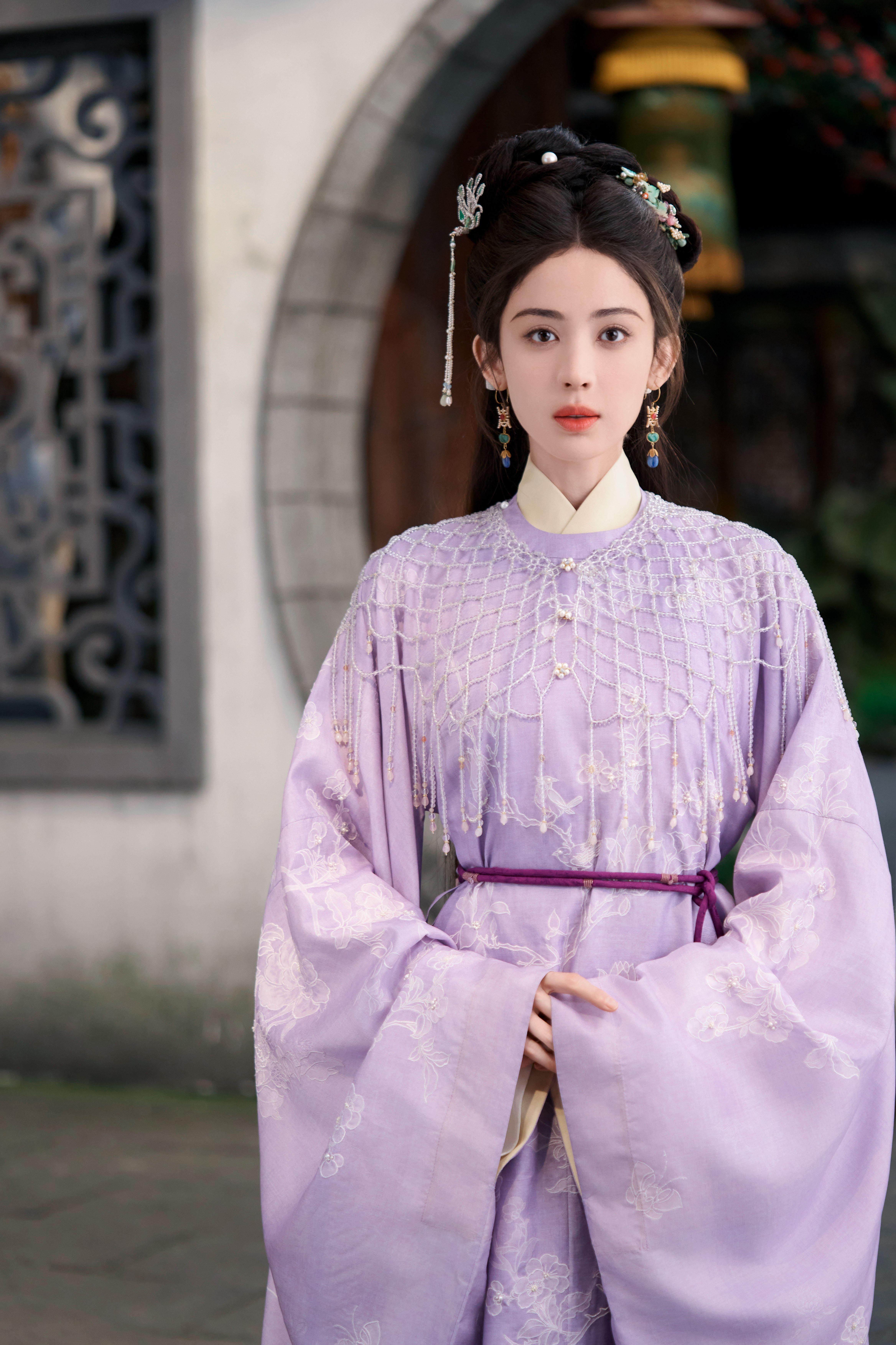 娜扎 《玉茗茶骨》荣善宝☽ 剧照-紫衣+珍珠云肩紫衣～紫衣～～我最爱的紫衣～～～